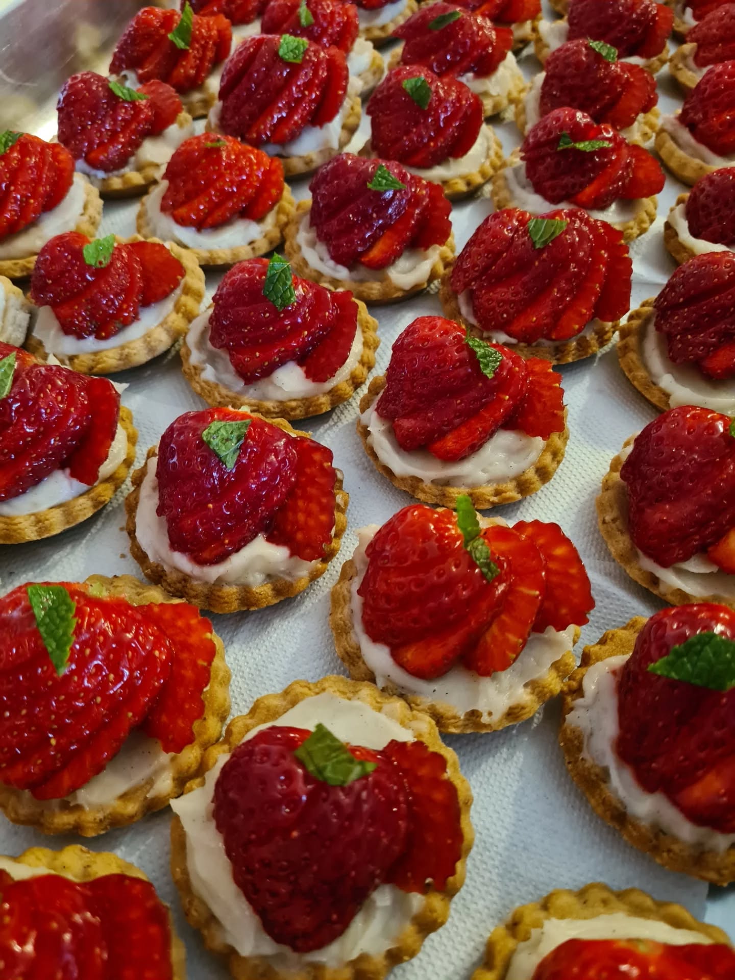 Tartelette aux fraises fraîches